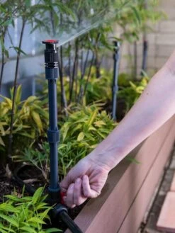 Deluxe Snip-n-Spray Garden And Landscape Sprinkler System -Backyard Bloomers 8600500 20339 tif