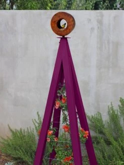 Bird Cafe + Akoris Garden Tuteur Sr. 17 Bird Cafe + Akoris Garden Tuteur Sr. -Backyard Bloomers 8600525 01v bird cafe akoris garden tuteur aubergine 1