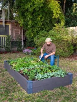 Recycled Composite Raised Beds -Backyard Bloomers 8608928 0100