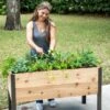 Self-Watering Elevated Planter Box, 2' X 4' -Backyard Bloomers 8608959 4040 tif