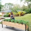 Self-Watering Elevated Planter Box, 2' X 8' 2 Self-Watering Elevated Planter Box, 2' X 8' -Backyard Bloomers 8608960 4069 tif