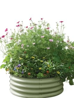 Birdies™ Round Metal Raised Bed -Backyard Bloomers 8609150 006525 tif