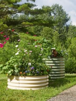 Birdies™ Round Metal Raised Bed, Tall -Backyard Bloomers 8609150 6524 tif 1