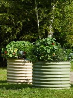 Birdies™ Round Metal Raised Bed, Tall -Backyard Bloomers 8609152 6530 tif