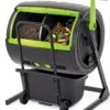 Maze Compost Tumbler And Cart Combo -Backyard Bloomers 8609198 11V maze compost tumbler 65 gallon and combo cart tif