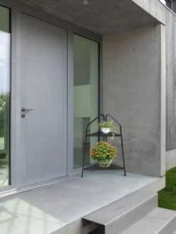 Modern Metal Plant Shelves -Backyard Bloomers 8609226 01V tif