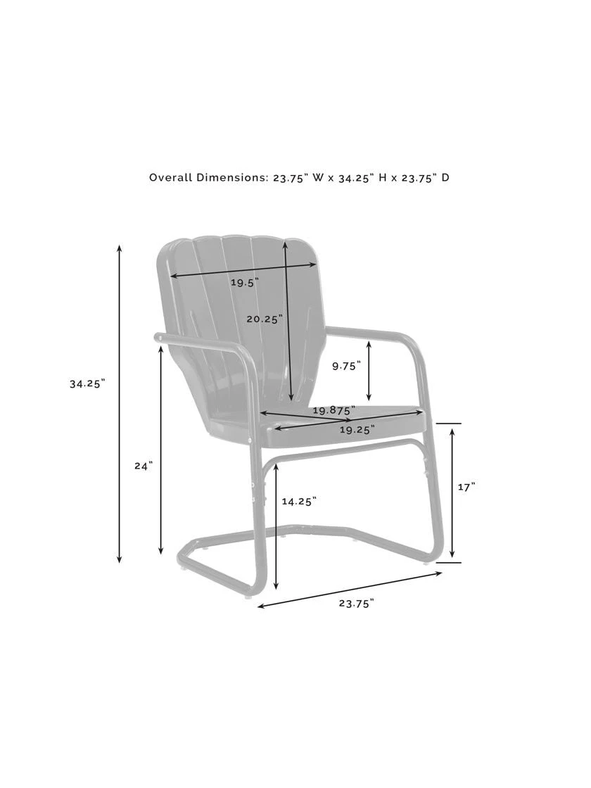 Crosley Ridgeland Chair Set, Set Of 2 8 Crosley Ridgeland Chair Set, Set Of 2 - Image 6