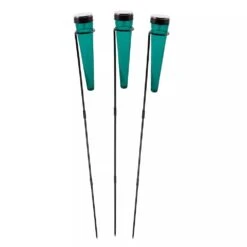 Achla Designs Solar Sparkle Cone With Stakes, Set Of 3 -Backyard Bloomers 8609357EMGR 07V jpg