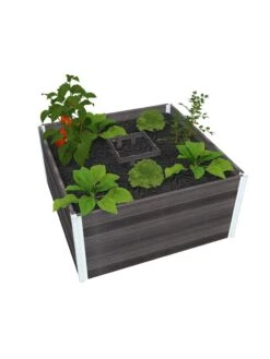 Vita Urbana Keyhole Garden, 4’x4’x22” -Backyard Bloomers 8609384 04v