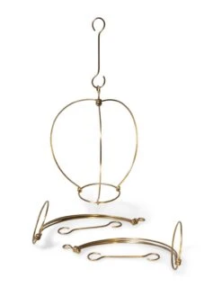 Waxed Amaryllis Brass Hangers, Set Of 3 6 Waxed Amaryllis Brass Hangers, Set Of 3 -Backyard Bloomers 8609411 6313 brass amaryllis hangers