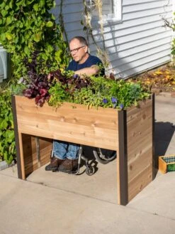 Wheelchair Accessible Elevated Garden Bed -Backyard Bloomers 8609874 0314 tif