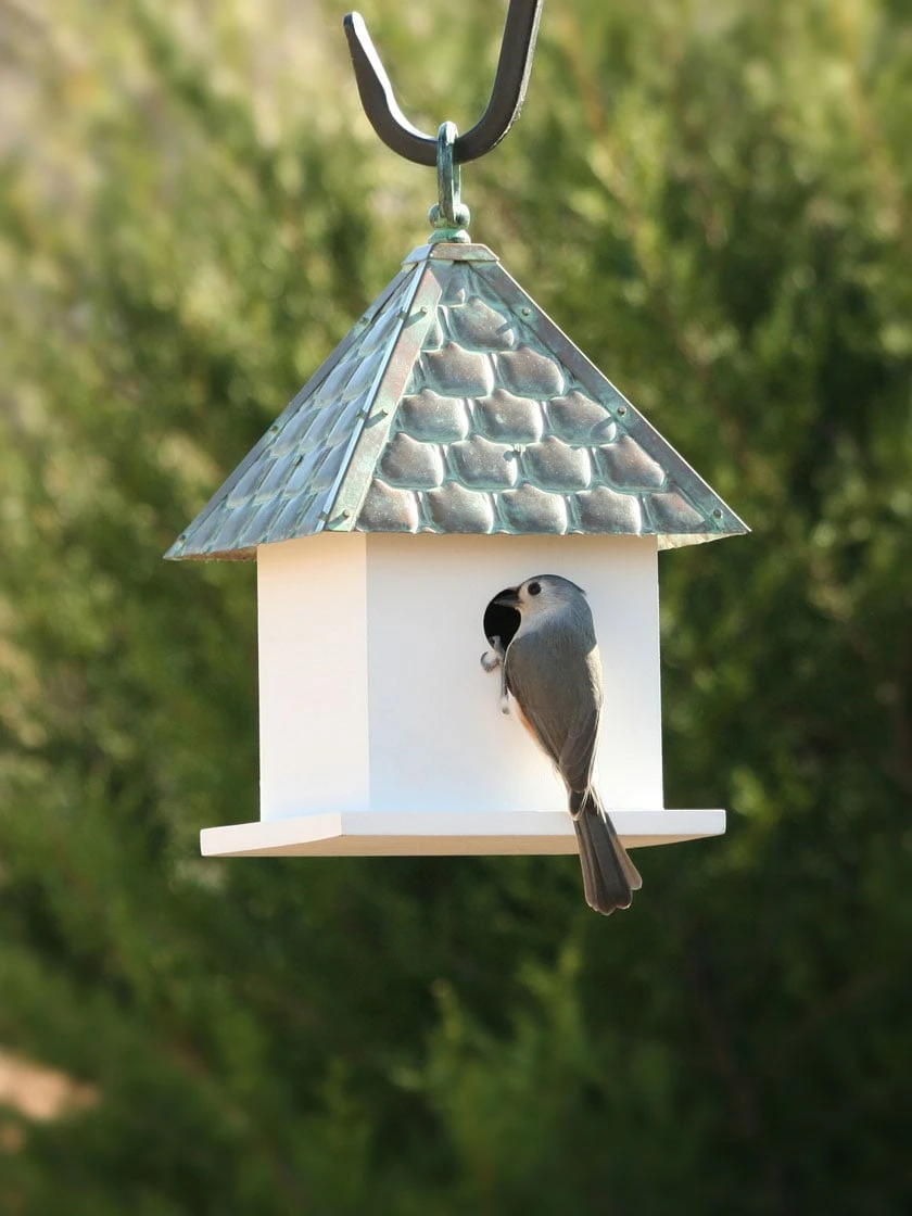 Bird House Bungalow With Verdigris Copper Roof 3 Bird House Bungalow With Verdigris Copper Roof