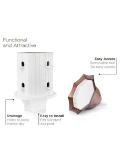 Dovecote Manor Bird House -Backyard Bloomers 8609894 04v