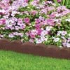 Scallop Recycled Rubber Landscape Edging, 4' -Backyard Bloomers 8609899 01V tif