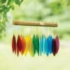 Glass Rainbow Wind Chimes 1 Glass Rainbow Wind Chimes -Backyard Bloomers 8610171 1019 tif
