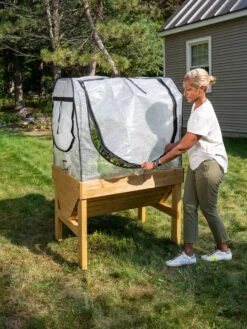 Compact VegTrug® Greenhouse Cover Kit -Backyard Bloomers 8610173 8603 compact vegtrug greenhouse cover 1