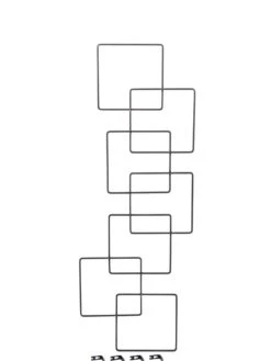 Building Blocks Wall Trellis, 45" 9 Building Blocks Wall Trellis, 45" -Backyard Bloomers 8610183 3933 tif