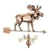 Moose With Arrow Weathervane -Backyard Bloomers 8610229 02v moose with arrow copper weathervane