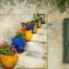 Bright Pots Outdoor Wall Art, -Backyard Bloomers 8610267 02V jpg