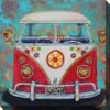 Hippy Van Outdoor Wall Art,