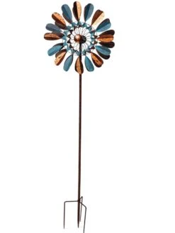 Metallic Leaf Wind Spinner -Backyard Bloomers 8610441 1254 tif