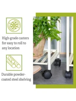 Oslo 4-Tier LED Grow Light Garden -Backyard Bloomers 8610473 6