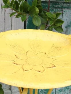 Vintage Floral Birdbath 7 Vintage Floral Birdbath -Backyard Bloomers 8610559 02V JPG