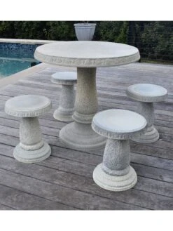 Stools, Set Of 4 11 Stools, Set Of 4 -Backyard Bloomers 8610576 03v