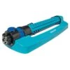 Aqua Joe AJ-OMS18-TRB Indestructible Metal Base Oscillating Sprinkler, 4500 Sq Ft Max Coverage -Backyard Bloomers 8610645 01v aqua joe indestructable oscillating sprinkler 4500 sq ft max