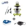 Sun Joe 24V-WDV6000 24-Volt ION+ Cordless Portable Stainless Steel Wet/Dry Vacuum Kit | 5.3 Gal | W/ 4.0-Ah Battery And Charger 2 Sun Joe 24V-WDV6000 24-Volt ION+ Cordless Portable Stainless Steel Wet/Dry Vacuum Kit | 5.3 Gal | W/ 4.0-Ah Battery And Charger -Backyard Bloomers 8610658 01v sun joe cordless wet dry vacuum kit