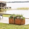 Corten Steel Modular Raised Bed, 2'x4' -Backyard Bloomers 8610702 0033 tif
