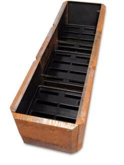 Corten Steel Modular Raised Bed, 2'x6' 12 Corten Steel Modular Raised Bed, 2'x6' -Backyard Bloomers 8610703 0034 tif