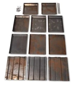 Corten Steel Modular Raised Bed, 2'x6' 14 Corten Steel Modular Raised Bed, 2'x6' -Backyard Bloomers 8610703 0142 tif