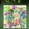 Succulent Blooms Outdoor Wall Art 1 Succulent Blooms Outdoor Wall Art -Backyard Bloomers 8610722 02v succulent blooms outdoor wall art