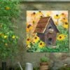 Farm Bird Outdoor Wall Art 2 Farm Bird Outdoor Wall Art -Backyard Bloomers 8610727 02v farm bird outdoor wall art