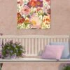 Spring Frolic Outdoor Wall Art -Backyard Bloomers 8610730 02v spring frolic outdoor wall art