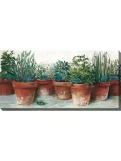 Kitchen Herbs Outdoor Wall Art -Backyard Bloomers 8610738 01v