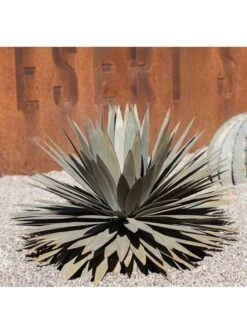 Desert Steel Yucca Plant Sculpture -Backyard Bloomers 8610744 02v