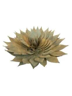Desert Steel Spiral Aloe Sculpture -Backyard Bloomers 8610749 01v desert steel spiral aloe 10 inch