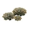 Desert Steel Blue Rose Succulent Sculpture -Backyard Bloomers 8610763 03v desert steel blue rose succulent