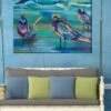 Seashore Shuffle Outdoor Wall Art -Backyard Bloomers 8610791 02v seashore shuffle outdoor wall art