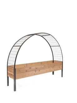 2’ X 8’ Arch Trellis For Planter Boxes 13 2’ X 8’ Arch Trellis For Planter Boxes -Backyard Bloomers 8610798 0809 tif