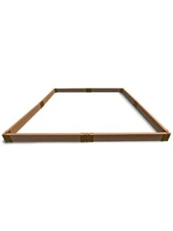 Classic Sienna Composite Raised Bed, 5-1/2" High With 2" Boards -Backyard Bloomers 8610836 01v