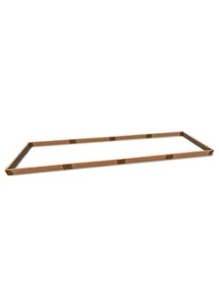 Classic Sienna Composite Raised Bed, 5-1/2" High With 2" Boards -Backyard Bloomers 8610837 01v