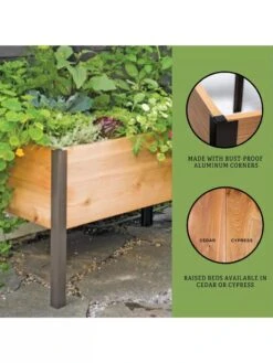 Elevated Planter Box, 2' X 4' -Backyard Bloomers 8610894 3