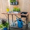 Small Space Potting Table -Backyard Bloomers 8611003 024 small space potting table