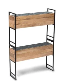 Tartu 2-Tier Elevated Rectangular Planter -Backyard Bloomers 8611008 0936 tif