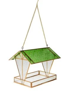 Glass Hut Bird Feeder -Backyard Bloomers 8611011 5840