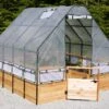 Garden In A Box With Greenhouse, 8' X 8' 2 Garden In A Box With Greenhouse, 8' X 8' -Backyard Bloomers 8611033 01V jpg