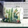 Outdoor Decor™ Floor Pillows, 24" X 24" -Backyard Bloomers 8611118 107v cac outdoor floor deco pillow 24x24 cactus